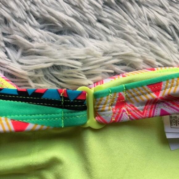 Forever 21 Neon Boho Bikini Swim Top - Picture 7 of 8